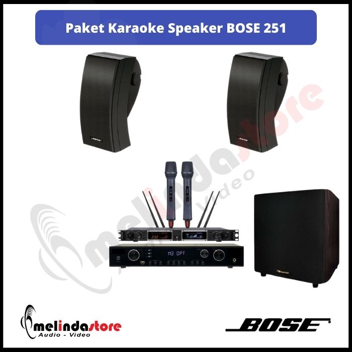 Paket Karaoke Speaker Bose 251 | No Touchscreen & Player